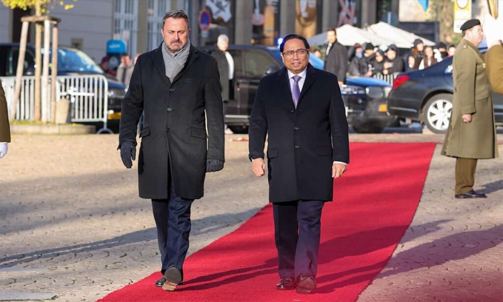 Thủ tướng Phạm Minh chính gặp gỡ chính phủ Luxembourg