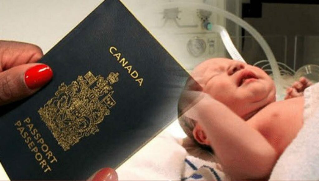 Sinh con ở Canada có được quốc tịch không?